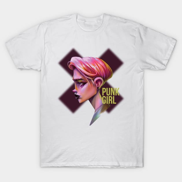punk girl T-Shirt by ivanOFFmax